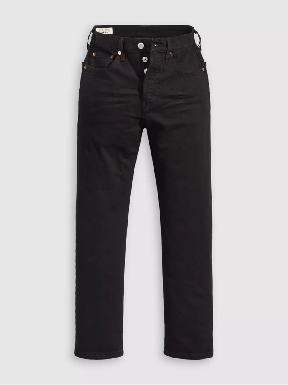 Levi's Black 501 Crop Jeans
